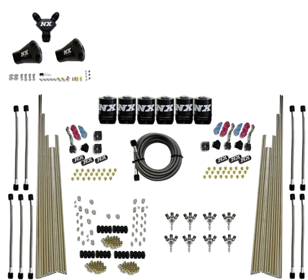 8-Cyl Triple-D Dry Direct Port 3 Stage Dry 6 Solenoids without Bottle Nitrous Express NX 80020-00