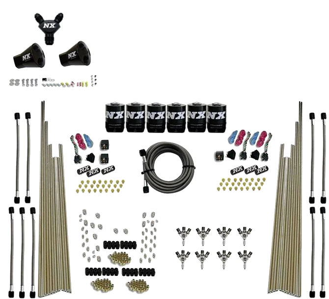 8-Cyl Triple-D Dry Direct Port 3 Stage Dry 6 Solenoids without Bottle Nitrous Express NX 80020-00