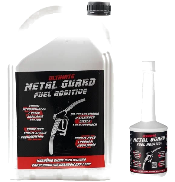 Dodatek Do Paliwa Metal Guard Fuel CLP czyści układ paliwowy i wzbogaca paliwo 5L + gratis 200ml