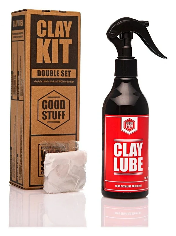 GOOD STUFF Clay Kit zestaw Clay Lube 250ml + Clay Bar 50g