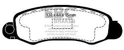 DP1345 Klocki hamulcowe ULTIMAX2 EBC Brakes Subaru Justy Suzuki Swift AA44 Swift AB35S
