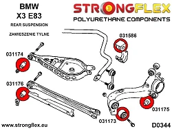 031586A: Tuleja stabilizatora tylnego SPORT BMW e46 - 031586A_23mm