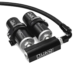 Nuke Performance Fuel Log Collector for 2x Nuke Fuel Filter Slim