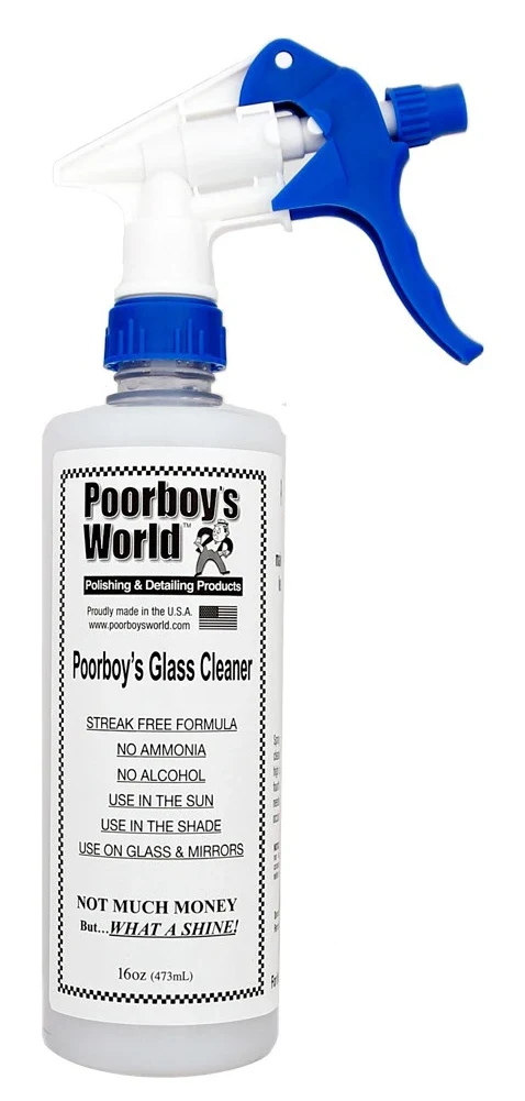 POORBOY'S WORLD Glass Cleaner płyn do mycia szyb bez alkoholu i amoniaku 473ml