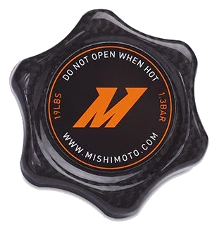 Korek chłodnicy karbon Mishimoto 1.3 Bar mały
