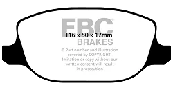 DP41425R Klocki hamulcowe YELLOWSTUFF EBC Brakes Alfa Romeo 159 Brera Spider