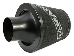 Uniwersalny stożkowy filtr powietrza aluminium Ramair JS-105-BK 70mm