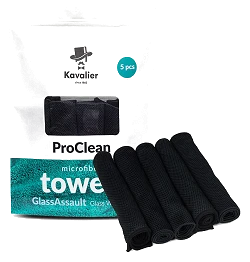 KAVALIER ProClean Microfiber Towel - GlassAssault Glass Whisperer 5pack