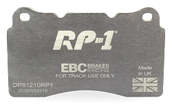 DP81210RP1 Sportowe klocki hamulcowe RP-1 Racing EBC Brakes Alfa Romeo 147 156 159 166 Brera Giulietta Spider Chevrolet Camaro Ford Mustang Mitsubishi Lancer Evo 5 6 7 8 9 X Opel Astra Insig