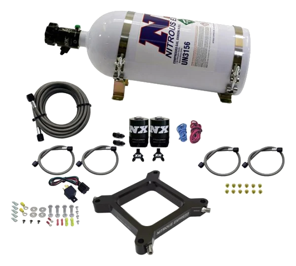 4150 Assassin Plate Gasoline Pro-Power 100-500Hp with 10Lb Bottle Nitrous Express NX 67540-10