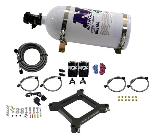 4150 Assassin Plate Gasoline Pro-Power 100-500Hp with 10Lb Bottle Nitrous Express NX 67540-10
