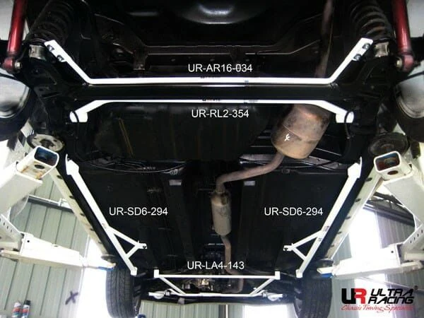 Rozpórka tylna dolna (Rear Lower Bar) (354) Ultra Racing Perodua Myvi (M300) 1.0/1.3 2WD 05-11/Myvi (M600) 1.3/1.5 11-17