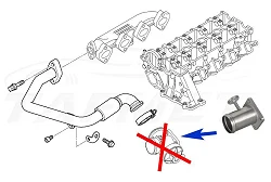 Zamiennik zaworu EGR  BMW z silnikami 2.0 2.5 3.0 D