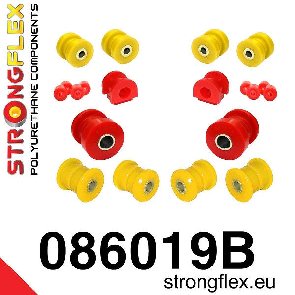 086019B: Zestaw poliuretanowy zawieszenia przedniego Rover 400