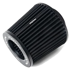 Ramair ProMax Large Universal Pleated 63mm Rubber Neck Air Filter in Enclosed Airbox