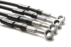 RacingLine Uprated Brake Line Kit Front MQB