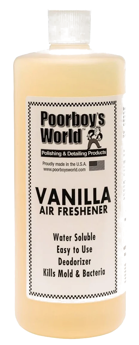POORBOY'S WORLD Air Freshener - Vanilla zapach do auta odświeżacz powietrza o zapachu waniliowym 946ml