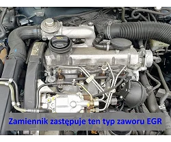Zamiennik zaworu EGR VW Audi Seat Skoda z silnikami 1.2 1.4 1.9 TDI + kolanko 90' 51 N - EGR_02A/ZUK
