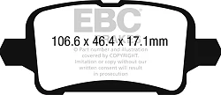 DPX2268 Klocki hamulcowe ULTIMAX2 EBC Brakes Opel Ampera E Astra K VAUXHALL Ampera E Astra K