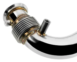 Downpipe FMIC.Pro BMW F86 X6 M 4.4L S63B 2013-2018