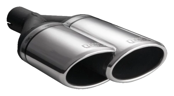 Uniwersalna końcówka tłumika owalna 220×80mm długość 220mm średnica montażowa 55mm - N2-55L*/55