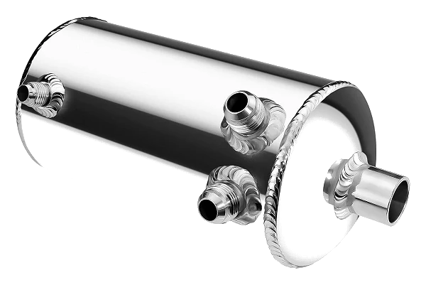 Aluminiowy Zbiorniczek 2L z Króćcami