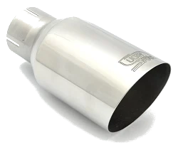 Uniwersalna końcówka tłumika okrągła 90mm długość 120mm średnica montażowa 50mm - N1-90-1*/50