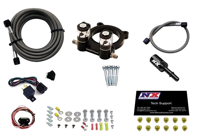 Nitrous Plate System without Bottle for Ford 4-cyl Ecoboost 2.3L Nitrous Express NX 20954-00