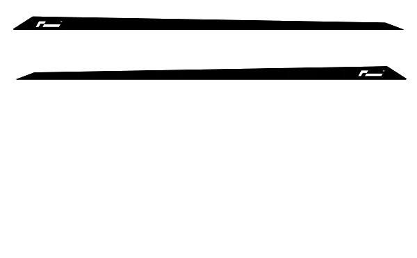 Racingline Door Decals Short Black for VW Golf Polo Seat Leon A3 S3 RS3