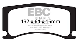 DP42112R Klocki hamulcowe YELLOWSTUFF EBC Brakes Peugeot RCZ R VAUXHALL Astra Sport Hatch H888 Jaguar XK XKR Portfolio XKR Jaguar XKR Portfolio XKR NOBLE M600 308 XKRS XKR-S