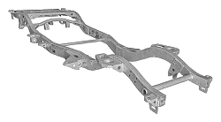Rama IOD Performance do Nissan Patrol Y60 LWB Long Arm RHD