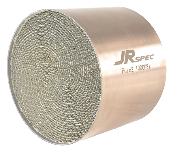 Wkład Katalizatora Benzyna / LPG Sportowy JRspec Długość 100mm Euro 2 100 CPSI Średnica 130mm