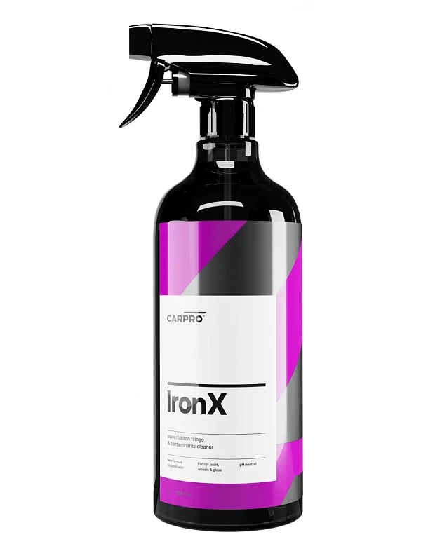 CAR PRO IronX Iron Remover deironizer do usuwania zanieczyszczeń metalicznych krwawa felga 1000ml 1l