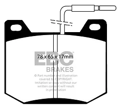 DP123 Klocki hamulcowe ULTIMAX2 EBC Brakes