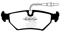 DP1040 Klocki hamulcowe ULTIMAX2 EBC Brakes Citroen Evasion Synergie Fiat Ulysse Lancia Zeta Peugeot 806