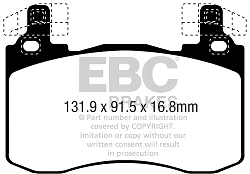DPX2356 Klocki hamulcowe ULTIMAX2 EBC Brakes GENESIS G70 GENESIS G70 G70 Shooting Brake