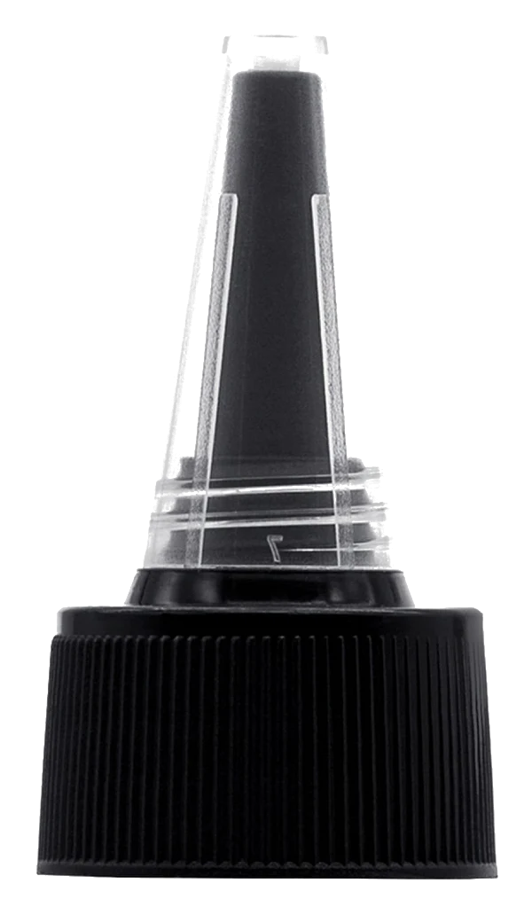 Leather Expert nakrętka z aplikatorem Twist Off do gęstych preparatów gwint 24/410 czarna
