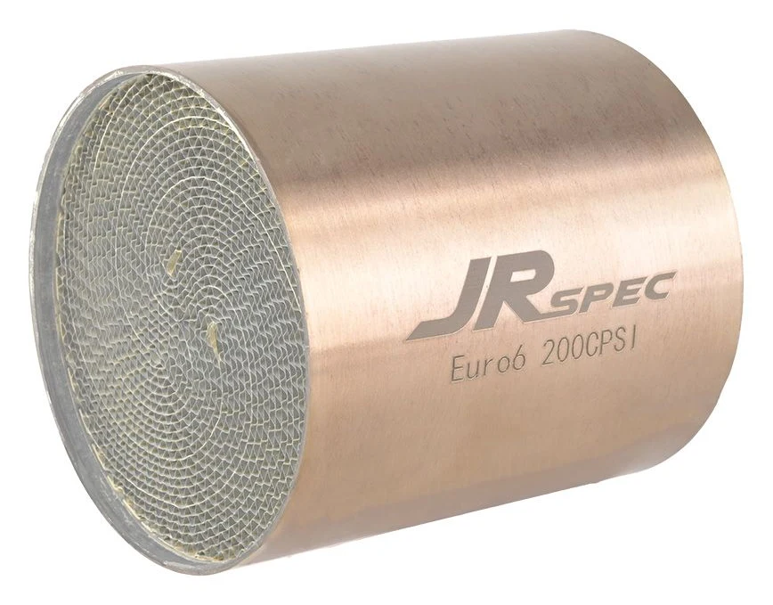 Wkład Katalizatora Benzyna / LPG Sportowy JRspec Długość 100mm Euro 6 200 CPSI Średnica 90mm