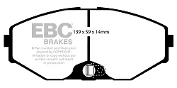 DP41471R Klocki hamulcowe YELLOWSTUFF EBC Brakes Nissan QX Stagea C34 Infiniti J30 Nissan Leopard F32 Leopard Y33