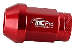 Kuta nakrętka aluminiowa do kół FMIC.Pro M12x1.5 Czerwona 1 szt. stożkowa 7075-T6
