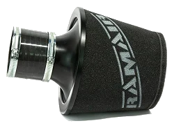 Uniwersalny stożkowy filtr powietrza aluminium Ramair JS-070-BK-KIT 70mm