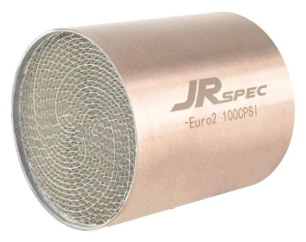 Wkład Katalizatora Benzyna / LPG Sportowy JRspec Długość 100mm Euro 2 100 CPSI Średnica 90mm
