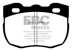 DP713 Klocki hamulcowe ULTIMAX2 EBC Brakes Land Rover 90 Range Rover