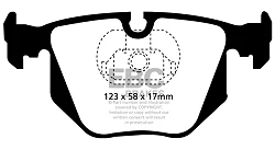 DP51118NDX Klocki hamulcowe BLUESTUFF NDX EBC Brakes BMW 3 Series E46 330 3 Series X 4WD E46 330 M3 E46 M5 E39 X3 E83 X5 E53 Z4 E85 Z4 E86 Z8 BMW ALPINA B3 E46 B12 E38 Roadster V8 E52 Masera