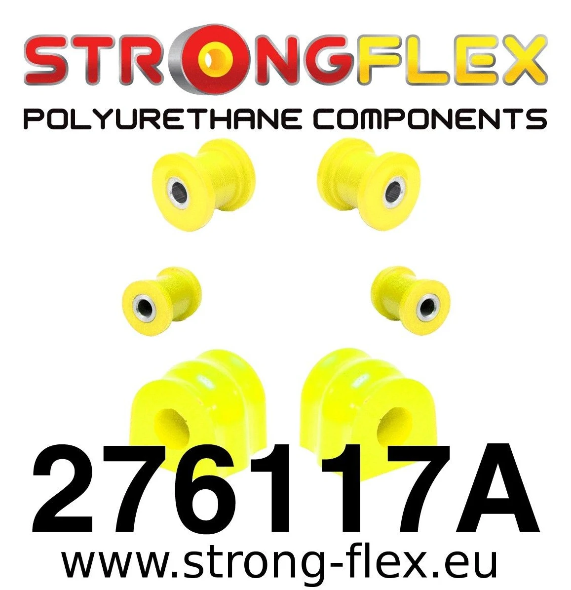 276117A: Zestaw poliuretanowy stabilizatora i łączników przednich SPORT Subaru Baja