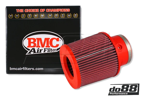 BMC Twin Air stożkowy filtr powietrza, przyłącze 90mm, długość 130mm, odejście Bosch senso