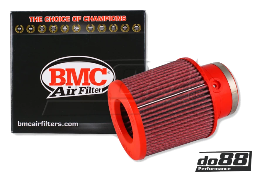 BMC Twin Air stożkowy filtr powietrza, przyłącze 90mm, długość 130mm, odejście Bosch senso