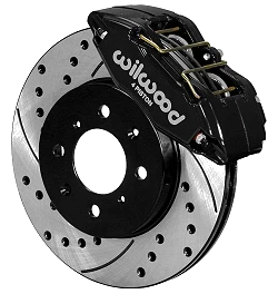 Wilwood 140-12996 Kuty przedni zestaw hamulcowy DPHA 10.32 wiercony czarny Honda Acura