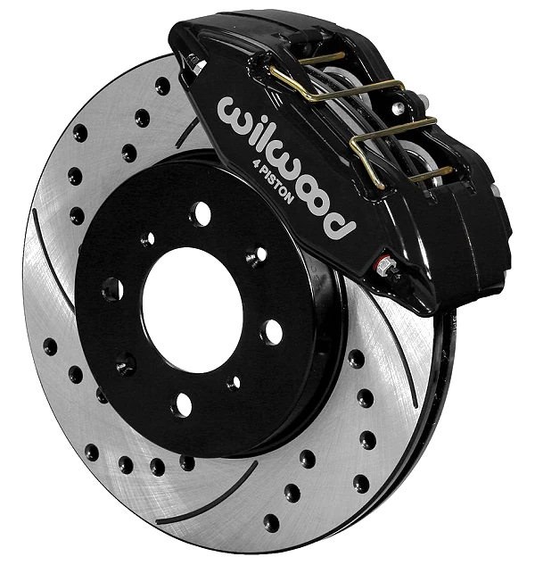 Wilwood 140-12996 Kuty przedni zestaw hamulcowy DPHA 10.32 wiercony czarny Honda Acura