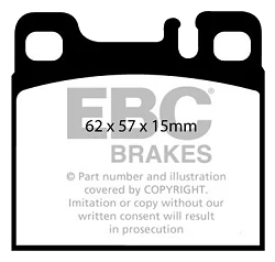 DP1027 Klocki hamulcowe ULTIMAX2 EBC Brakes Mercedes-Benz W126